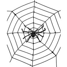 Halloween Calcomanías y Decoraciones de Pared Decals & Wall Decorations Giant Spider Web with Disgusting Spider