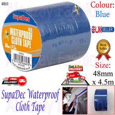 Supadec Decorating Waterproof Cloth Tape 48mm x 4.5m - Blue