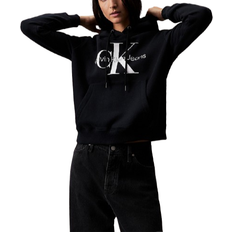 Calvin Klein Musta Paidat Calvin Klein Core Monogram Hoodie - Black/White