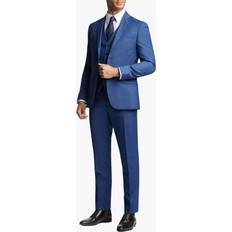 Ted Baker Slim Fit Sharkskin Suit Jacket - Blue
