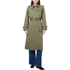 Viscose Coats Gerard Darel Serge Trench Coat - Khaki Green