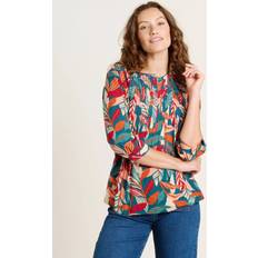 Multicoloured - Women Blouses Brakeburn Evergreen Leaves Blouse - Multi