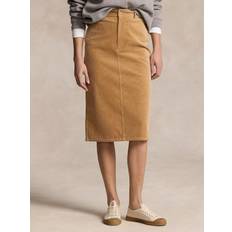 Manchester Kjolar Polo Ralph Lauren Corduroy Midi Kjol - Brown