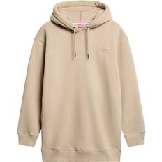 Superdry Clothing Superdry Essential Hoodie Dress - Cobblestone Grey