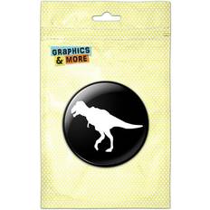 Brooches Graphics and More Dinosaur Tyrannosaurus T-Rex Pinback Button Pin Badge