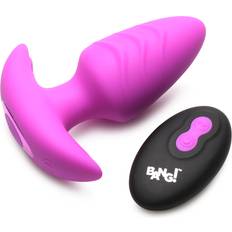 Fjernbetjeninger Butt plugs Bang Rotating & Vibrating Silicone Butt Plug with Remote