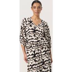 Multicoloured Blouses Soaked in Luxury Alize Abstract Top - Multi