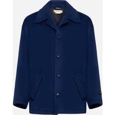 Abbigliamento esterno Marni Wool and Mohair Coat - Light Navy