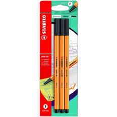 Arts & Crafts Stabilo Point 88 Fineliner Black 3-pack