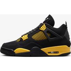 Basketballschuhe Air Jordan 4 Thunder - Schwarz/Tour Yellow/Weiß