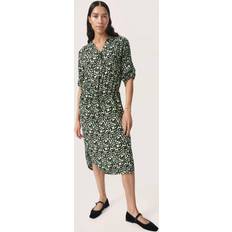 Soaked in Luxury Zaya Viscose Dress - Medium Green