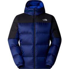 The north face men's diablo down jacket The North Face Men's Diablo Down 2.0 Hooded Jacket - TNF Blue Black Heather/TNF Black