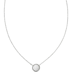 Jewelry Kendra Scott Volleyball Short Pendant Necklace - Silver/Pearl