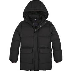 Tommy Hilfiger Giacca piumino Giubbotti Tommy Hilfiger Kid's Monotype Relaxed Puffer Jacket - Black (KB0KB09401-BDS)