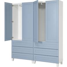 Blåa Garderober IKEA 160 x 42 x 191 cm Garderob