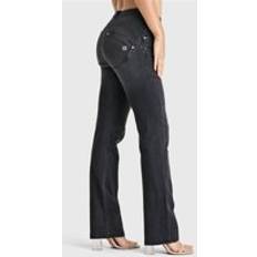 SNUG High Waisted Bootcut Jeans - Black
