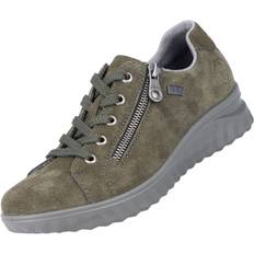 Rieker Etta Womens Waterproof Shoes - Khaki Suede