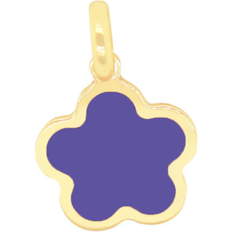 Lapis Charms & Pendants Lapis Flower Charm - Gold/Blue