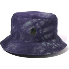 Violet Chapeaux Bape Tie Dye One Point Bucket Hat - Purple