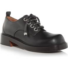 Alexander McQueen Homme Chaussures Alexander McQueen Square Toe Oxfords - Black