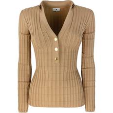Elisabetta Franchi Sweater Woman - Camel