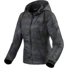 Revit Flare Ladies Textile Jacket Camo Black Grey Woman