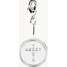 Emma Israelsson Berlocker & Hängen Emma Israelsson Cross Coin Charm - Silver