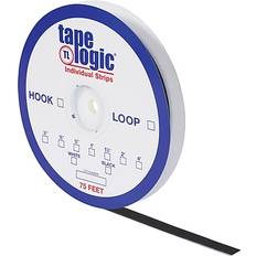 Tape Tape Logic Individual Hook Strip 1/2" x 75' - Black