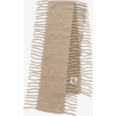 By Malene Birger Fringly Wool Scarf - Tehina - Beige