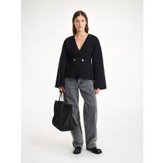 Tinley Wool-Blend Cardigan - Black