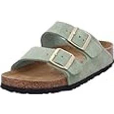 Birkenstock Arizona Soft Footbed Suede Leather - Green