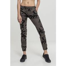 Camuflaje - Mujer Pantalones Urban Classics Tb1998 Camo Pants - Schwarz