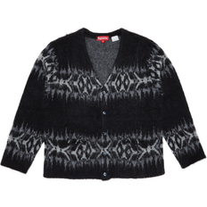 Supreme Cardigan Supreme Supreme Abstract Stripe Cardigan - Black