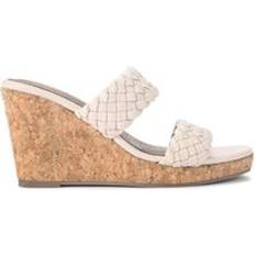 Kurt Geiger White Heels & Pumps Kurt Geiger Dane Leather Heels - Cream