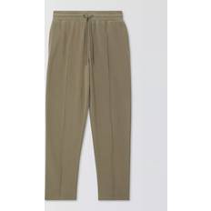 John Lewis Cotton Lounge Trousers - Green Olive