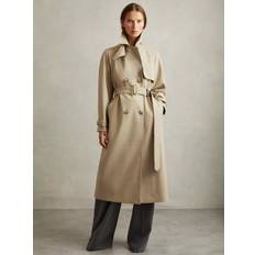 Reiss Darcie Trench Coat - Khaki