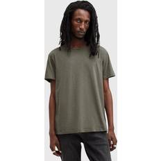 Clothing AllSaints Figure Cotton Regular Fit Short Sleeve T-Shirt - Green