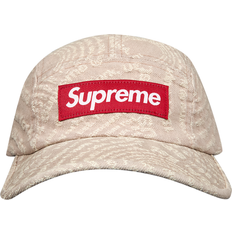 Supreme Cappelli Supreme Jacquard Denim Camp Cap - Brown