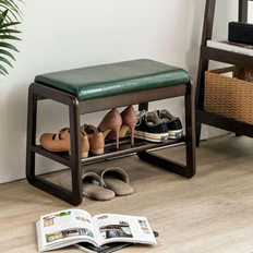 Green Shoe Racks Hokku Designs Pair Storage Bench 2 Wayfair Shoe Rack