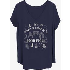 Tops Hot Topic Hocus Pocus Girls T-Shirt Plus Size - Navy