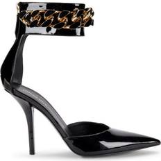 Burberry Black Heels & Pumps Burberry Black Chain-Link Pointed High Heels