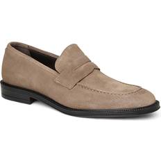 Beige - Men Loafers Bruno Magli Dorzano Suede Loafer -