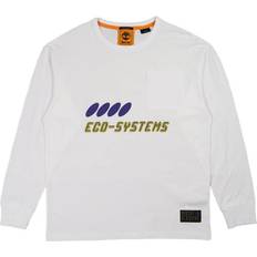 Timberland Unisex T-shirts Timberland Beel Ls Tee - White/Valkoinen