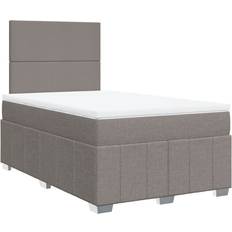 mit Matratze 120 x 200 cm - Taupe Boxspringbett