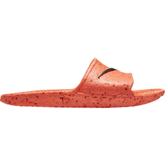 Orange Slides Nike Kawa Slide SE Cater Total Crimson - Red