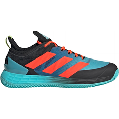 Multicolored Racket Sport Shoes Adizero Ubersonic 4 Clay Court - Pulse Aqua - Blue