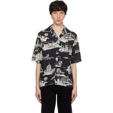 Amiri Shirts Amiri LA Landmark Camp Shirt - Black