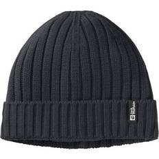 Jack Wolfskin Accessoarer Jack Wolfskin Ribbstickad Mössa - Svart