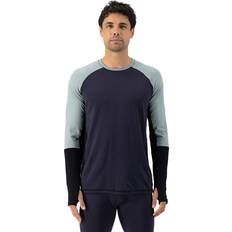 Mons Royale Olympus Long Sleeve Dew/9 - Iron/Black