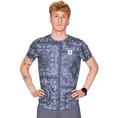 Saysky Paisley Combat T-shirt - NavyBlue